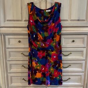 Calvin Klein Multicolor Floral Midi Dress